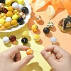 DIY Bubblegum Bracelet Pendant Decoration Making Kit for Sunflower Theme MACR-CJC0005-02A-01-4