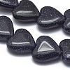 Synthetic Blue Goldstone Beads Strands G-G793-15A-02-3