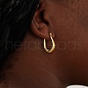 304 Stainless Steel Hoop Earrings IO9179-3-2