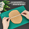 BENECREAT 6Pcs 6 Style Acrylic Carved Rolling Pin AJEW-BC0006-51-3