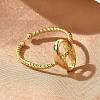 Brass Cuff Rings for Women RJEW-C123-08A-G-2