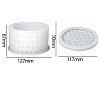 DIY Stackable Bumpy Flat Round Storage Box Food Grade Silicone Molds SIMO-PW0003-07-2