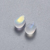 Transparent Spray Painted Glass Charms GLAA-R211-03-C02-2