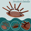 Eye Moon Wood Ring Holder Display RDIS-WH0015-04-4