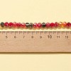 5 Strands 5 Colors Electroplate Glass Beads Strands EGLA-FS0001-31-4