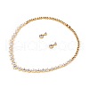 Brass Cubic Zirconia Jewelry Sets FS-WG75FBD-02-2