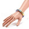 Acrylic Tube Beaded Stretch Bracelets BJEW-JB07779-3