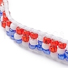 2Pcs 2styles Handmade Glass Seed Beaded Bracelets for Women BJEW-MZ00156-7