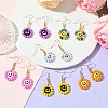 6Pairs 6 Colors Glass Seed Bead Dangle Earrings EJEW-MZ00230-2