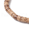 2Pcs Starfish & Tortoise Natural Coconut with Synthetic Turquoise Beads Stretch Bracelets for Men Women BJEW-JB11739-6