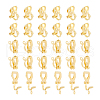 Unicraftale 60Pcs Brass Clip-on Earring Findings KK-UN0001-88-1