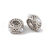 Rack Plating Alloy European Beads FIND-C055-08P-2
