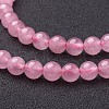 Natural Rose Quartz Beads Strands X-GSR6mmC034-3