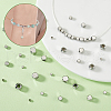 AHADERMAKER 150Pcs 5 Styles 304 Stainless Steel Beads STAS-GA0001-69-4