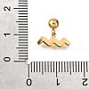 304 Stainless Steel Pendants STAS-H202-01G-07-3