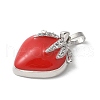 Brass Micro Pave Cubic Zirconia Pendants KK-P290-62P-2