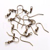 50Pcs Iron Earring Hooks IFIN-YW0001-35AB-NF-1
