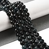 Natural Grade A Blue Tourmaline Beads Strands G-I362-01B-2