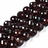 Natural Orange Garnet Beads Strands G-T108-60-1