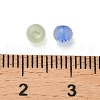 Cat Eye Style Glass Round Seed Beads GLAA-G110-01A-3