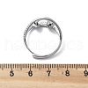 Rotatable Finger Cuff Rings for Women RJEW-S402-01P-4