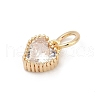Brass Micro Pave Cubic Zirconia Pendants KK-H204-01KCG-05-2