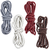 SUNNYCLUE 8M 4 Colors Round Braided Cowhide Cords WL-SC0001-02-1