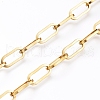 Ion Plating(IP) 304 Stainless Steel Paperclip Chains CHS-D030-02G-5