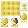 34 Sheets Self Adhesive Gold Foil Embossed Stickers DIY-WH0509-046-3