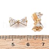 Brass Micro Pave Cubic Zirconia Beads KK-A259-05G-3