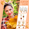   60Pcs 15 Styles Thanksgiving Day Alloy Enamel Pendants ENAM-PH0002-88-6