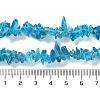 Spray Painted Transparent Glass Beads Strands GLAA-P060-01B-01-4