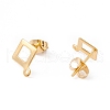 201 Stainless Steel Stud Earring Findings EJEW-A071-21G-2