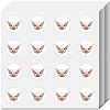 8 Sheets Plastic Waterproof Self-Adhesive Picture Stickers DIY-WH0428-109-1