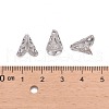 Tarnish Resistant Apetalous 316 Surgical Stainless Steel Cone Bead Caps STAS-M257-02-4