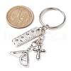 Tibetan Style Alloy Keychain KEYC-JKC00705-01-2