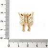 Brass Micro Pave Cubic Zirconia Slide Charms KK-G503-37G-01-3
