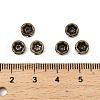 Brass Rhinestone Spacer Beads RB-A014-Z6mm-01AB-NF-2