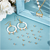 Beebeecraft 50Pcs Brass Rhinestone Charms KK-BBC0012-22-4
