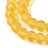 Transparent Glass Bead Strands GLAA-S031-4mm-11-3