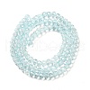 Transparent Baking Paint Glass Beads Strands X1-DGLA-A034-T4mm-D06-2