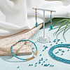  2 Strands Synthetic Turquoise Beads Strands G-NB0004-78-5