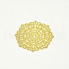 Brass Filigree Joiners KK-E710-64G-1