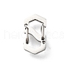 304 Stainless Steel Keychain Clasp Findings STAS-U051-01A-P-1
