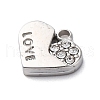 304 Stainless Steel Rhinestone Pendants STAS-S163-36P-2
