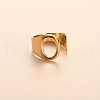 304 Stainless Steel Cuff Rings FS-WGEAFE6-29-1