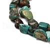 Natural HuBei Turquoise Beads Strands X-G-P497-01E-19-4
