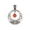 Natural Red Jasper Pendants PW-WG86A18-09-1