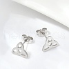 Non-Tarnish 304 Stainless Steel Stud Earrings EJEW-P235-01P-2
