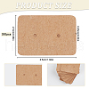 SOFPLATE 300Pcs Paper Jewelry Earring Display Cards with Hanging Hole CDIS-SP0001-05B-2